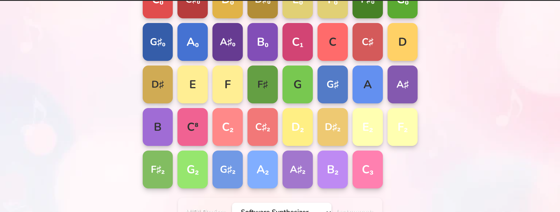 Asset for midi